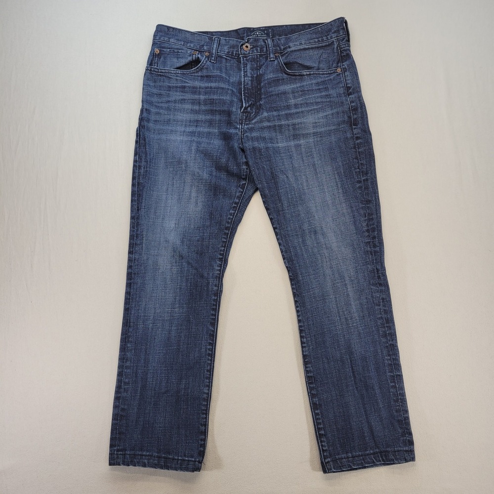 Lucky Brand 121 Heritage Slim Jeans Mens 33x30 Blue Denim Stretch Casual‎